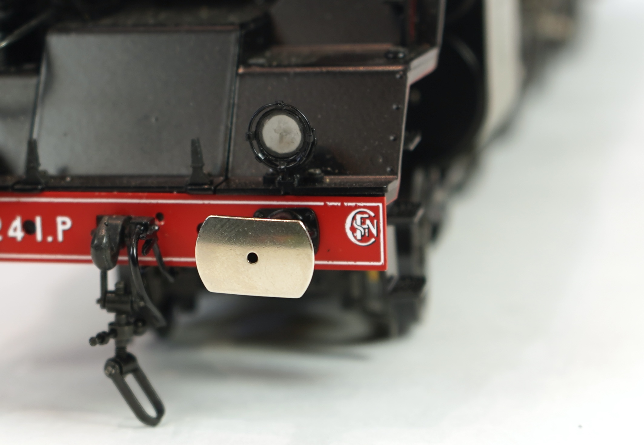 A Gauge One Aster Hobbies live steam French SNCF Class 241.P.1, 4-8-2 locomotive with bogie tender, the kit built version, spirit fired working four cylinder motion, with grate and tools for conversion to coal firing, as